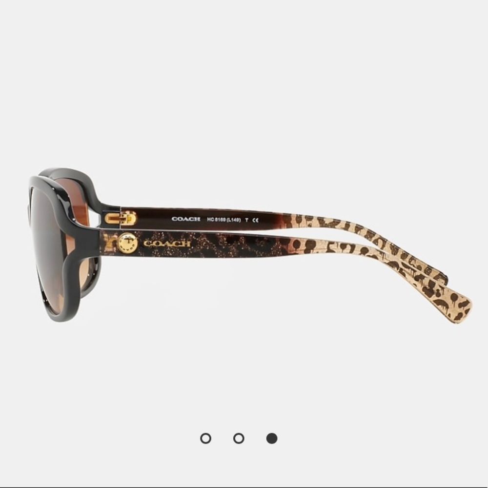 Like New w Hard Case Coach Womans Sunglasses
